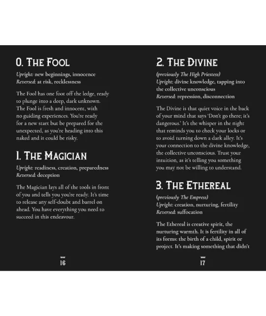 The Macabre Tarot Pocket Edition Rockpool – Set tarot compact | Emagie.ro