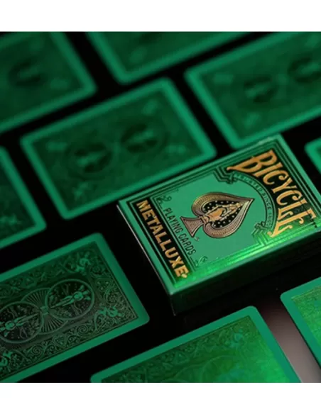 Bicycle Metalluxe Green Playing Cards – Cărți de joc premium | Emagie.ro