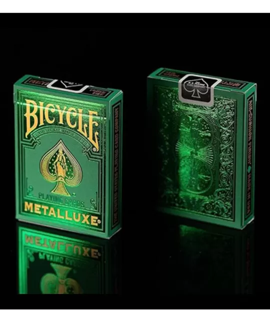 Bicycle Metalluxe Green Playing Cards – Cărți de joc premium | Emagie.ro