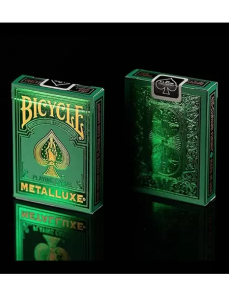 Bicycle Metalluxe Green Playing Cards – Cărți de joc premium | Emagie.ro