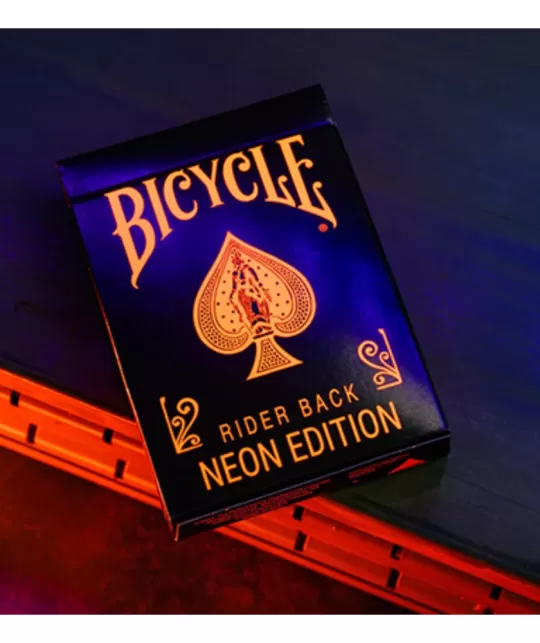Bicycle Neon Solar-Orange Playing Cards – Cărți de joc premium | Emagie.ro