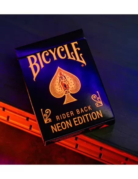 Bicycle Neon Solar-Orange Playing Cards – Cărți de joc premium | Emagie.ro