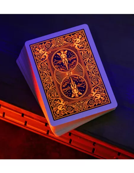 Bicycle Neon Solar-Orange Playing Cards – Cărți de joc premium | Emagie.ro