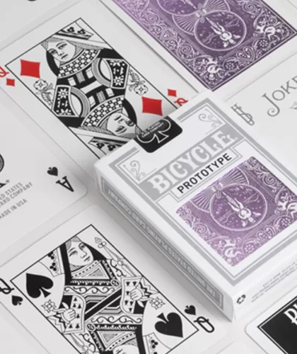 Bicycle Prototype Purple MetalLuxe Playing Cards – Cărți de joc premium | Emagie.ro 2