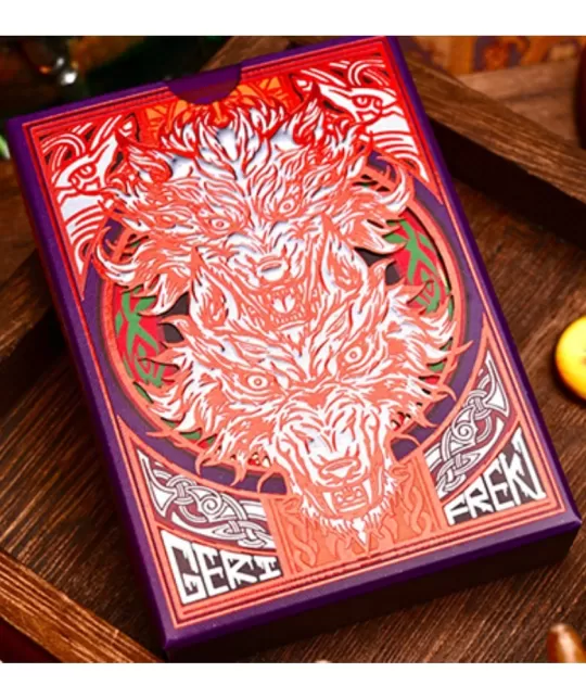 The Norse Myths Fenrir Playing Cards – Cărți de joc premium | Emagie.ro