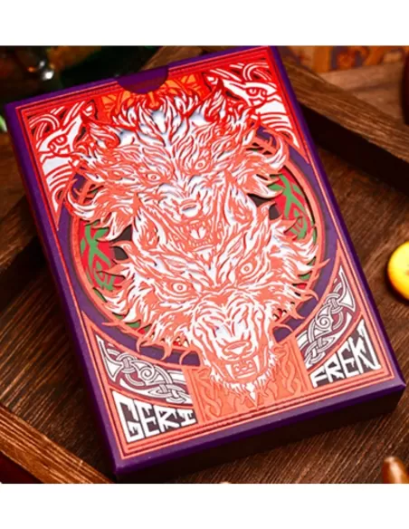 The Norse Myths Fenrir Playing Cards – Cărți de joc premium | Emagie.ro