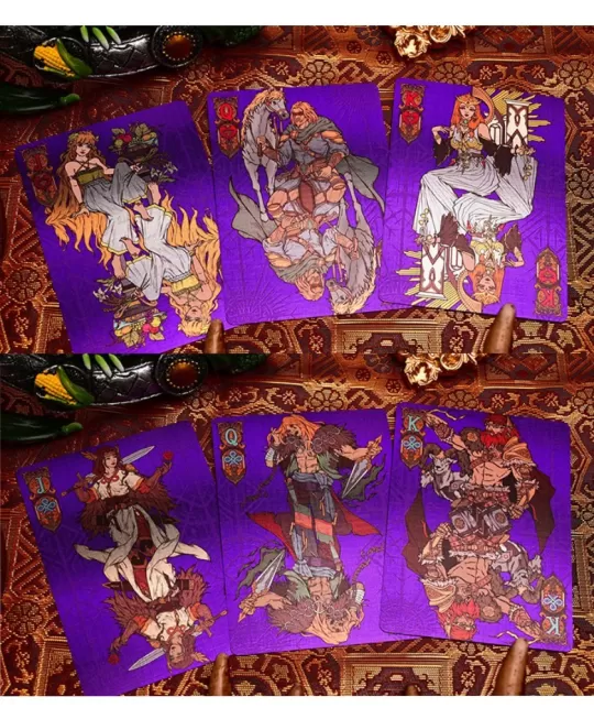 The Norse Myths Fenrir Playing Cards – Cărți de joc premium | Emagie.ro