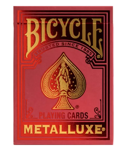 Bicycle Metalluxe Red Playing Cards – Cărți de joc premium | Emagie.ro
