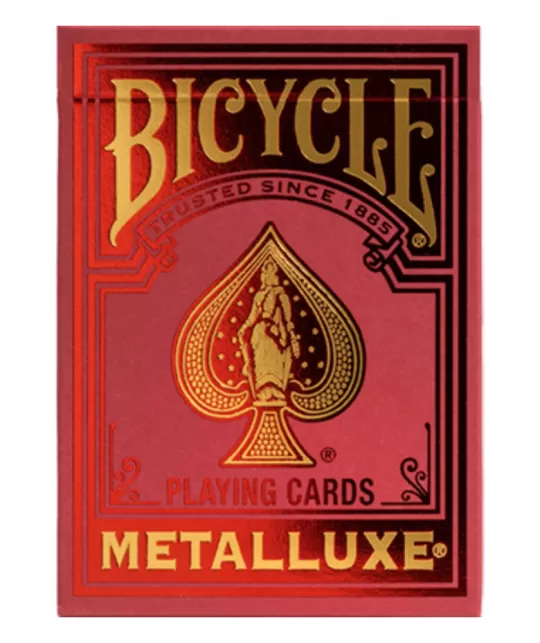 Bicycle Metalluxe Red Playing Cards – Cărți de joc premium | Emagie.ro