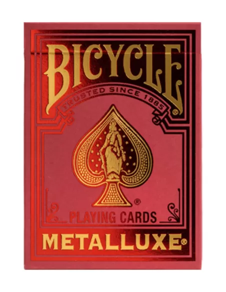 Bicycle Metalluxe Red Playing Cards – Cărți de joc premium | Emagie.ro
