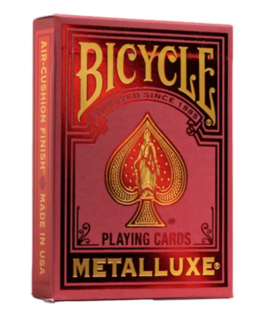 Bicycle Metalluxe Red Playing Cards – Cărți de joc premium | Emagie.ro