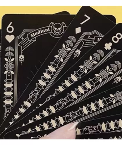 Medical Poker Black Playing Cards – Cărți de joc premium | Emagie.ro 2