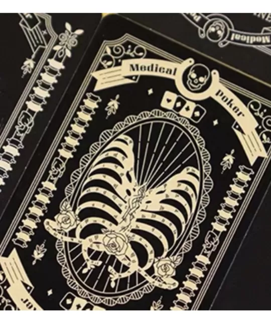 Medical Poker Black Playing Cards – Cărți de joc premium | Emagie.ro