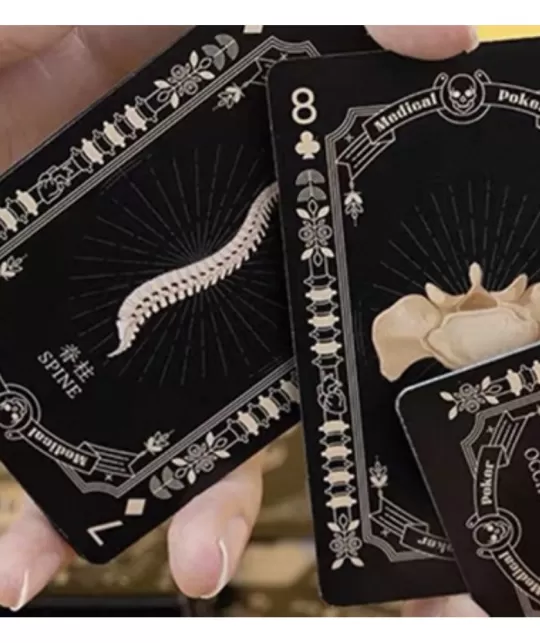 Medical Poker Black Playing Cards – Cărți de joc premium | Emagie.ro
