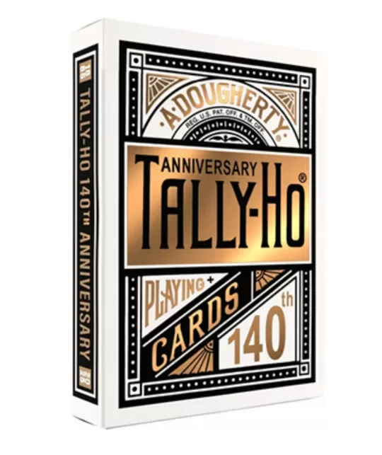 Tally Ho 140th Anniversary Metaluxe Playing Cards – Cărți de joc premium | Emagie.ro