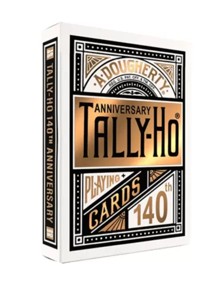 Tally Ho 140th Anniversary Metaluxe Playing Cards – Cărți de joc premium | Emagie.ro