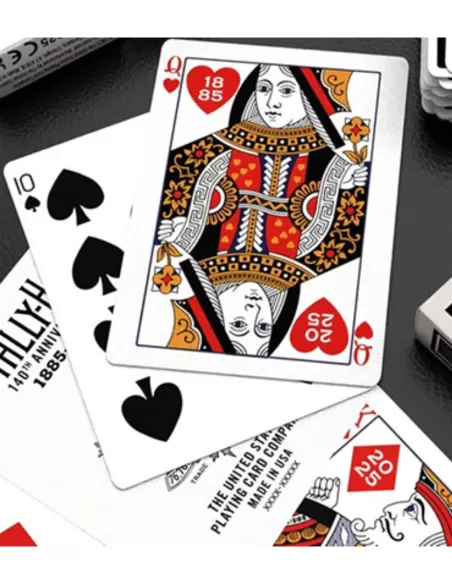 Tally Ho 140th Anniversary Metaluxe Playing Cards – Cărți de joc premium | Emagie.ro