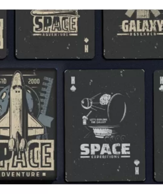 Space Adventure Playing Cards – Cărți de joc premium | Emagie.ro