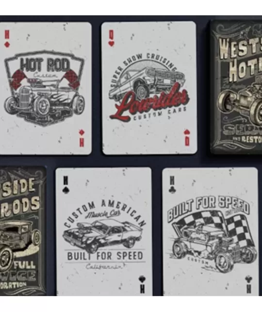 Westside Hotrods Playing Cards – Cărți de joc premium | Emagie.ro