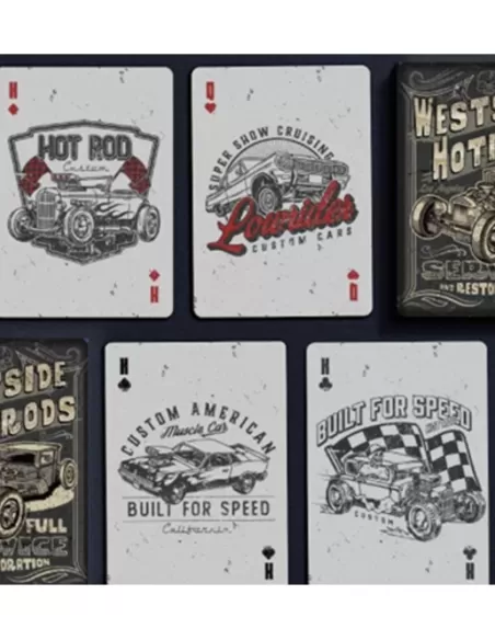 Westside Hotrods Playing Cards – Cărți de joc premium | Emagie.ro