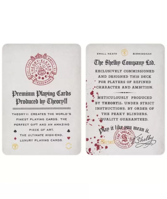 Peaky Blinders Playing Cards – Cărți de joc premium | Emagie.ro