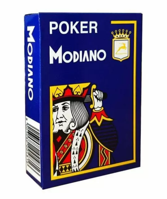 Modiano Poker Playing Cards – 100% Plastic, Professional Quality