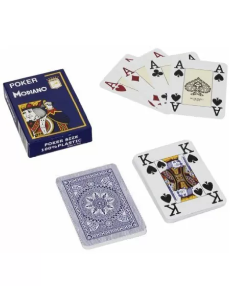 Modiano Poker Playing Cards – 100% Plastic, Professional Quality