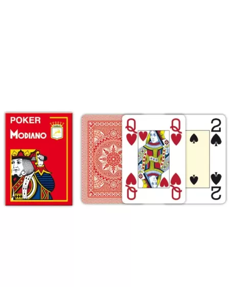 Modiano Poker Playing Cards – 100% Plastic, Professional Quality