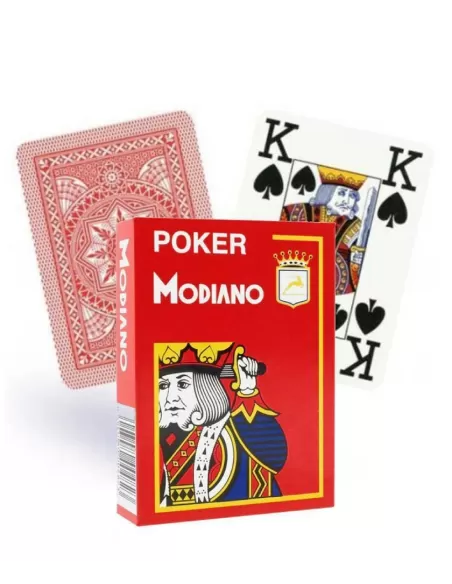 Modiano Poker Playing Cards – 100% Plastic, Professional Quality