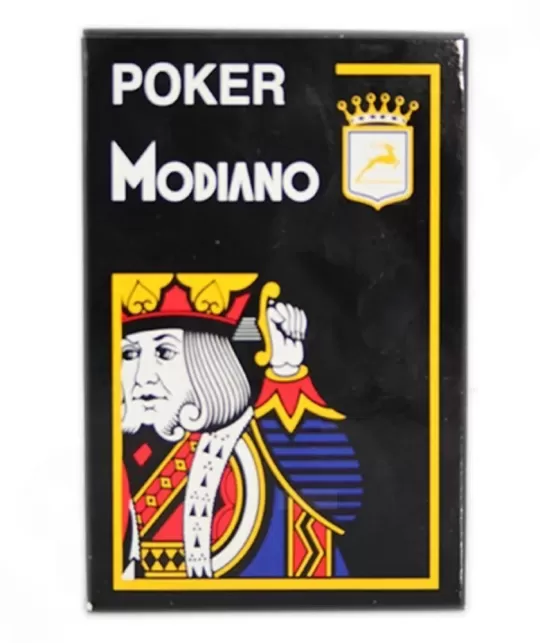 Modiano Poker Playing Cards – 100% Plastic, Professional Quality