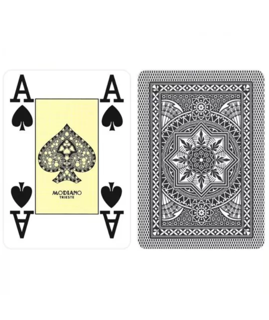 Modiano Poker Playing Cards – 100% Plastic, Professional Quality