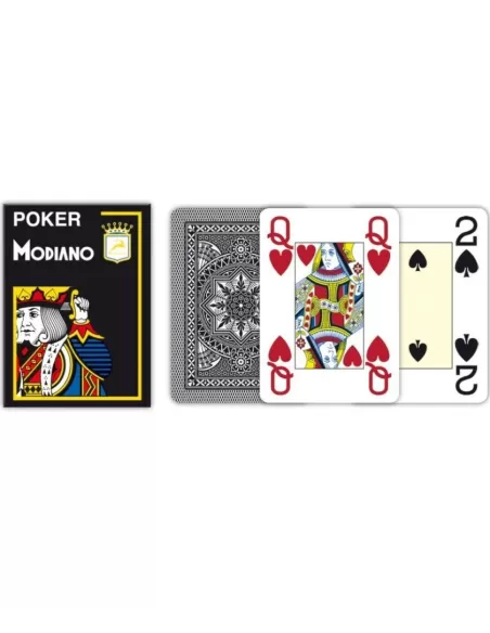 Modiano Poker Playing Cards – 100% Plastic, Professional Quality