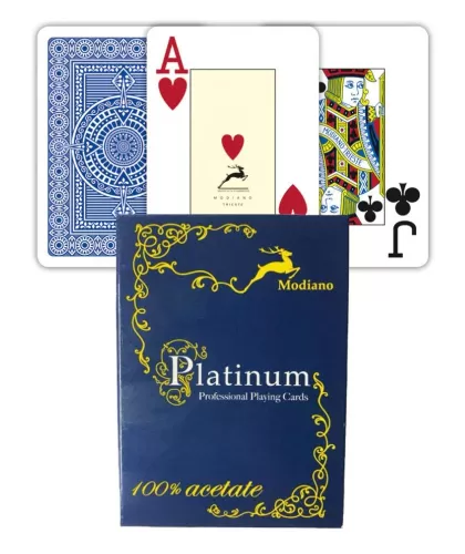 Modiano Ramino Acetate Playing Cards – 100% Plastic, Jumbo Index