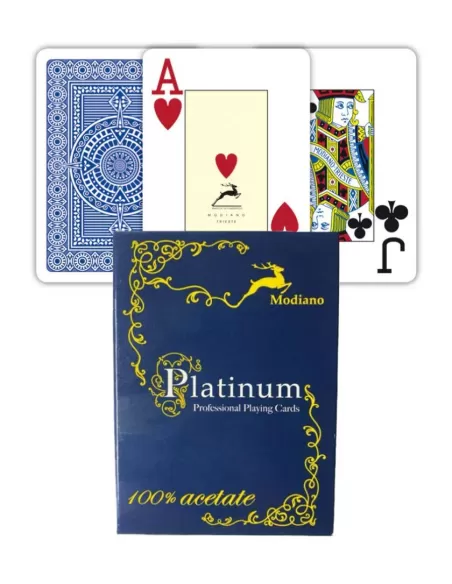 Modiano Ramino Acetate Playing Cards – 100% Plastic, Jumbo Index