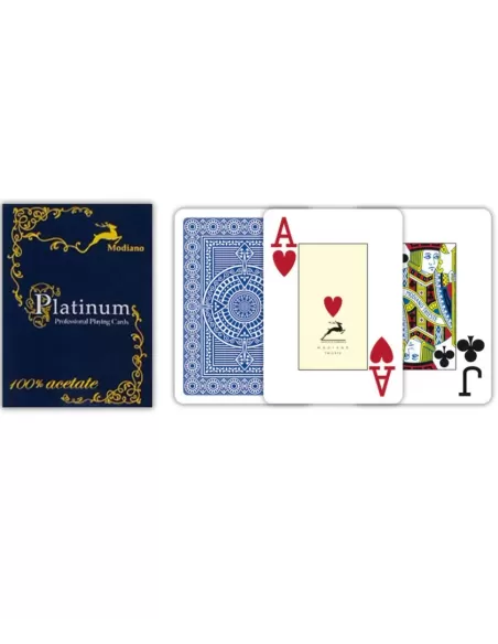 Modiano Ramino Acetate Playing Cards – 100% Plastic, Jumbo Index
