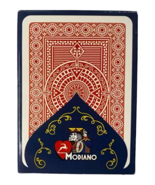 Modiano Ramino Acetate Playing Cards – 100% Plastic, Jumbo Index