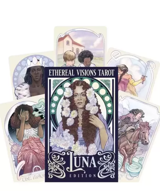 Ethereal Visions Tarot Luna Edition Deck – Set tarot rafinat | Emagie.ro