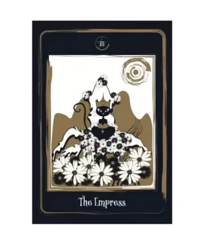 Golden Black Cat Tarot – Set tarot elegant | Emagie.ro