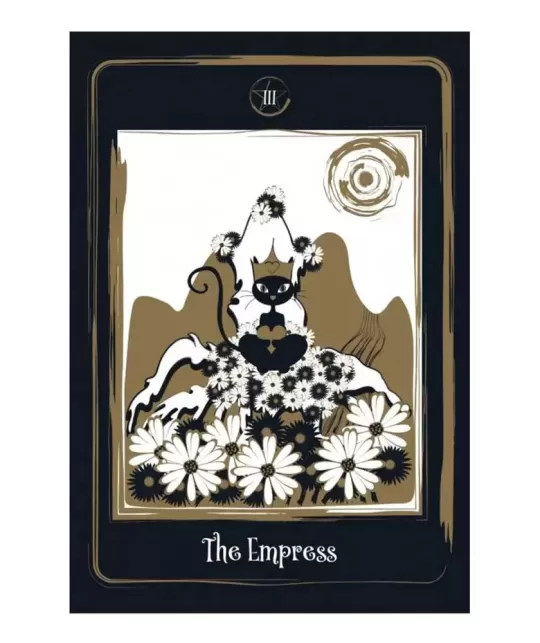 Golden Black Cat Tarot – Set tarot elegant | Emagie.ro