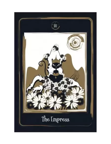 Golden Black Cat Tarot – Set tarot elegant | Emagie.ro