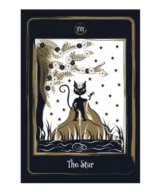 Golden Black Cat Tarot – Set tarot elegant | Emagie.ro