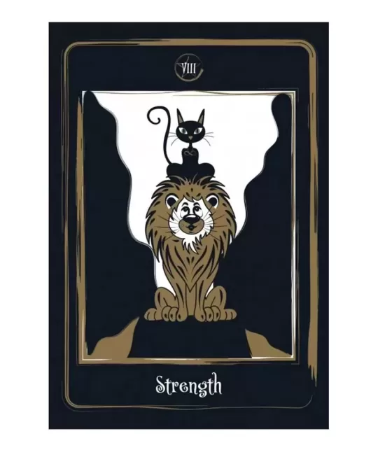 Golden Black Cat Tarot – Set tarot elegant | Emagie.ro