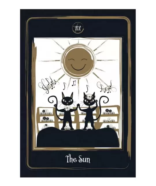 Golden Black Cat Tarot – Set tarot elegant | Emagie.ro