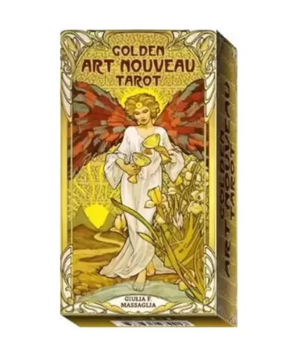 Golden Art Nouveau Tarot – Set tarot elegant | Emagie.ro