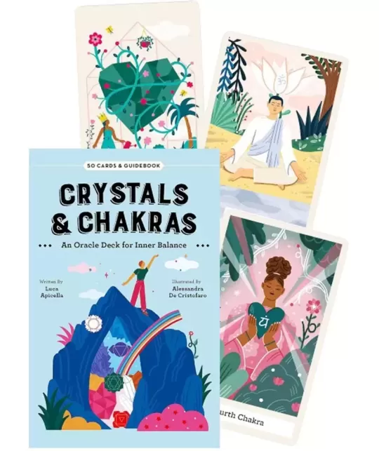 Crystals and Chakras Oracle Cards – Vibrant Oracle Set | Emagie.ro