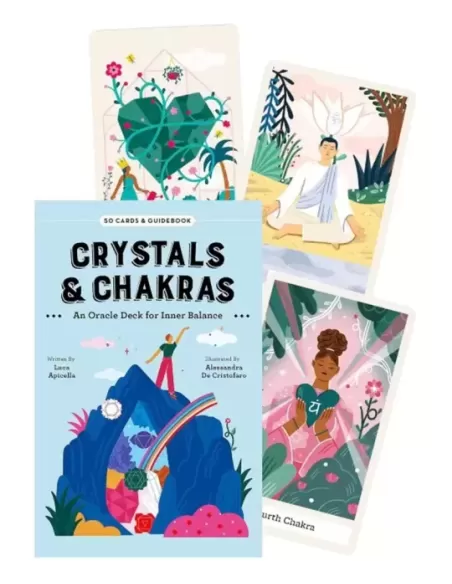 Crystals and Chakras Oracle Cards – Vibrant Oracle Set | Emagie.ro