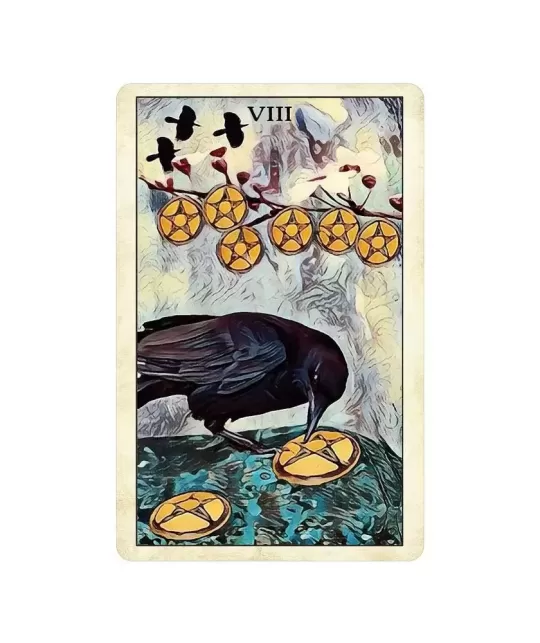 Crow Tarot Pocket Edition – Set tarot compact | Emagie.ro