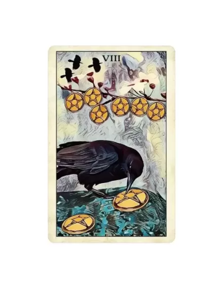 Crow Tarot Pocket Edition – Set tarot compact | Emagie.ro