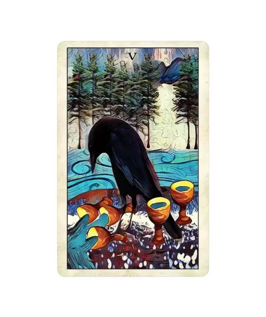 Crow Tarot Pocket Edition – Set tarot compact | Emagie.ro