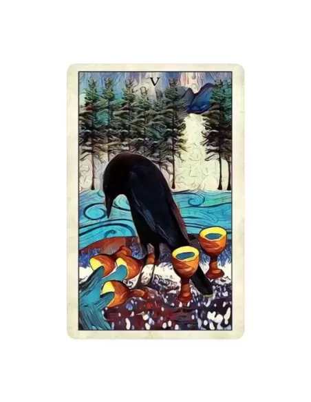 Crow Tarot Pocket Edition – Set tarot compact | Emagie.ro